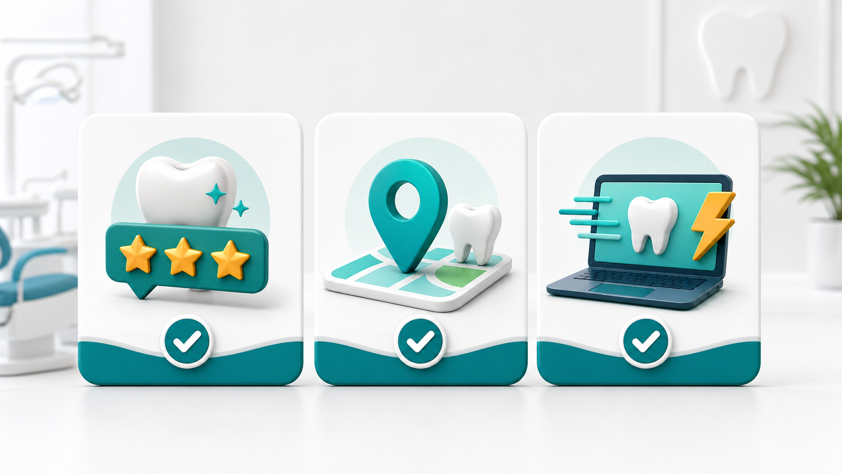 Three dental SEO priorities: reviews, local content, and fast website performance